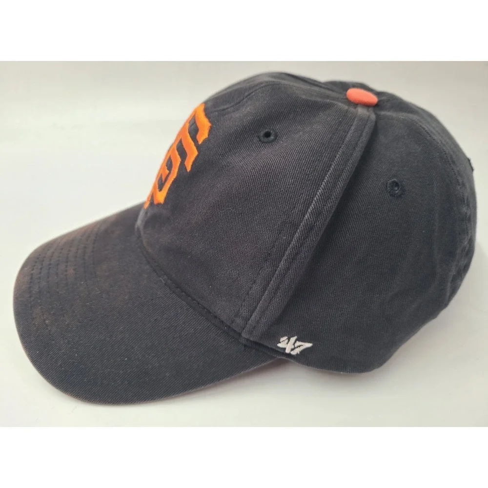 Youth San Francisco Giants 47 Brand Adjustable Hat Cap Boys MLB‎ Baseball Black
